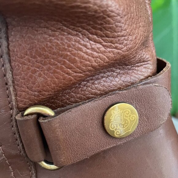 Franco Sarto Women's size 7 Cognac Boots Leather - Picture 3 of 10